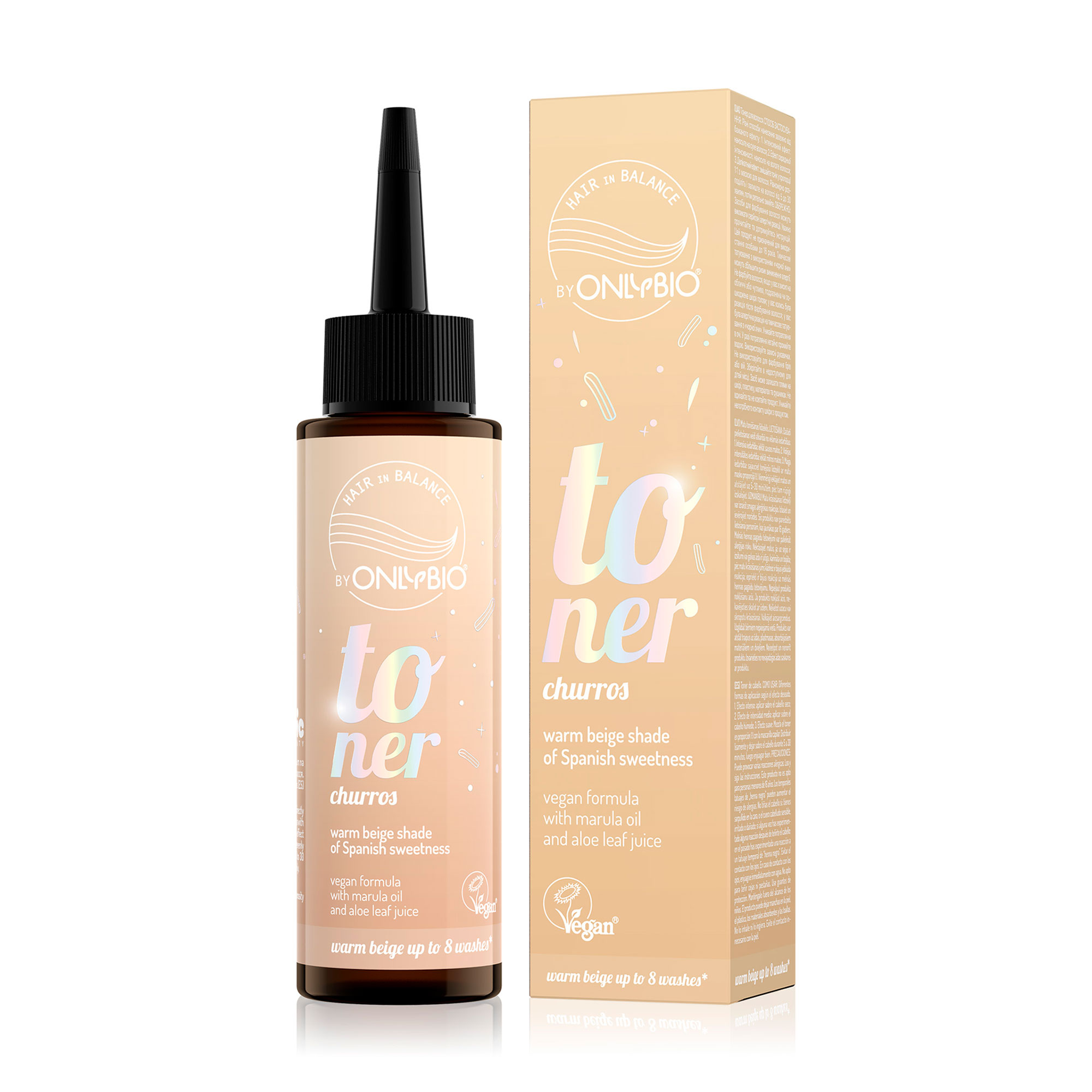 Тонер для волосся OnlyBio Hair In Balance Toner, Churros, 100 мл
