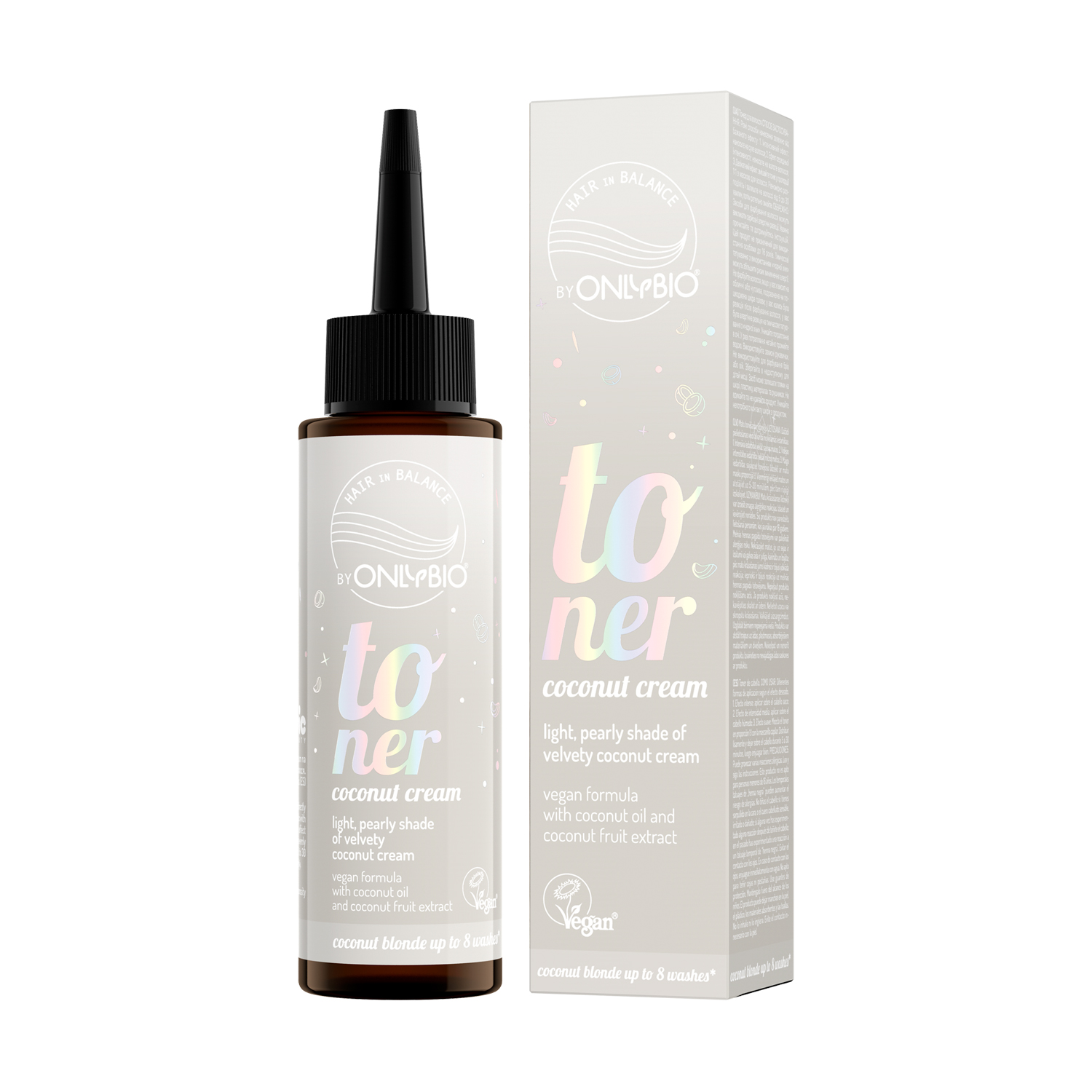 Тонер для волосся OnlyBio Hair in Balance Toner, Coconut Cream, 100 мл